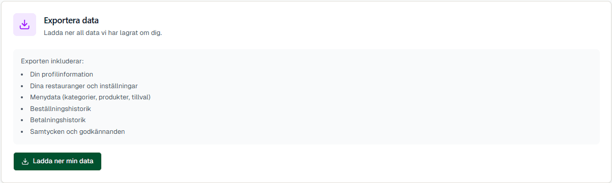 GDPR och Integritet översiktsbild